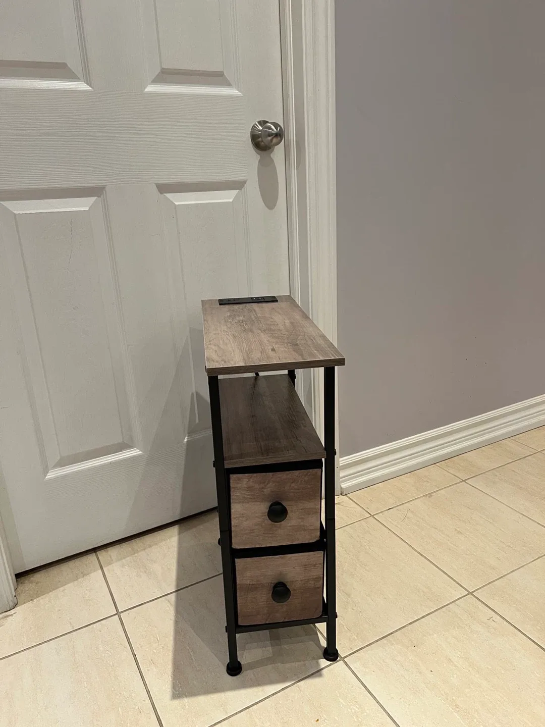 Side Table with Storage & USB Ports image indicator(2)