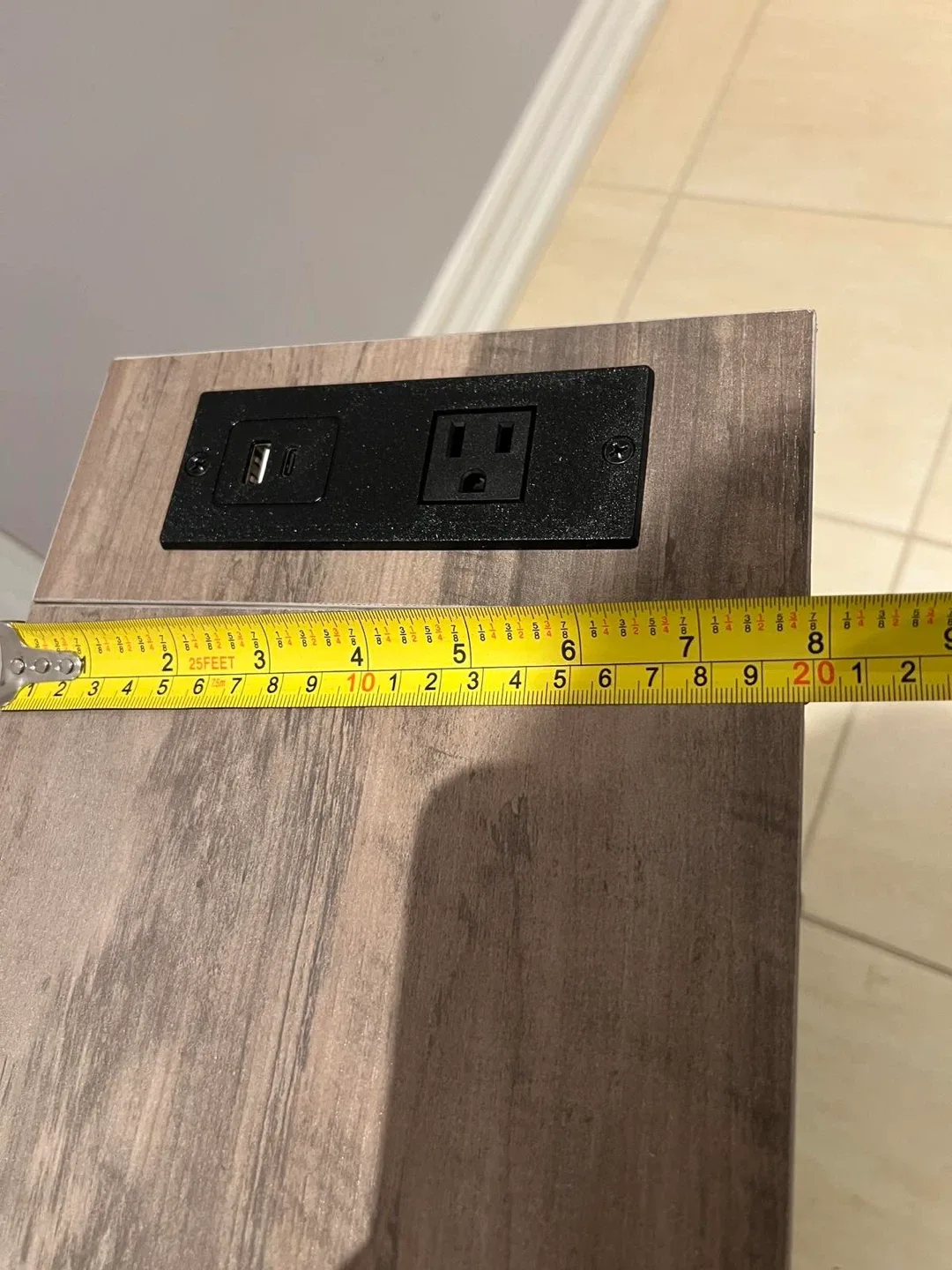 Side Table with Storage & USB Ports image indicator(7)