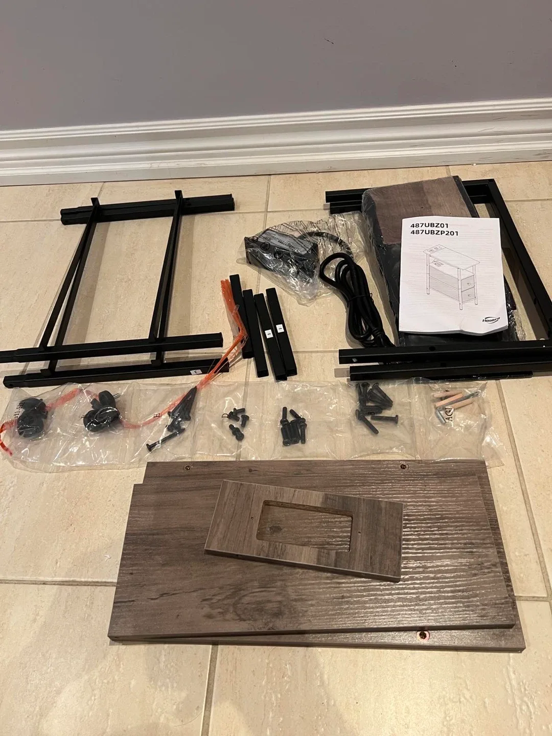 Side Table with Storage & USB Ports image indicator(10)