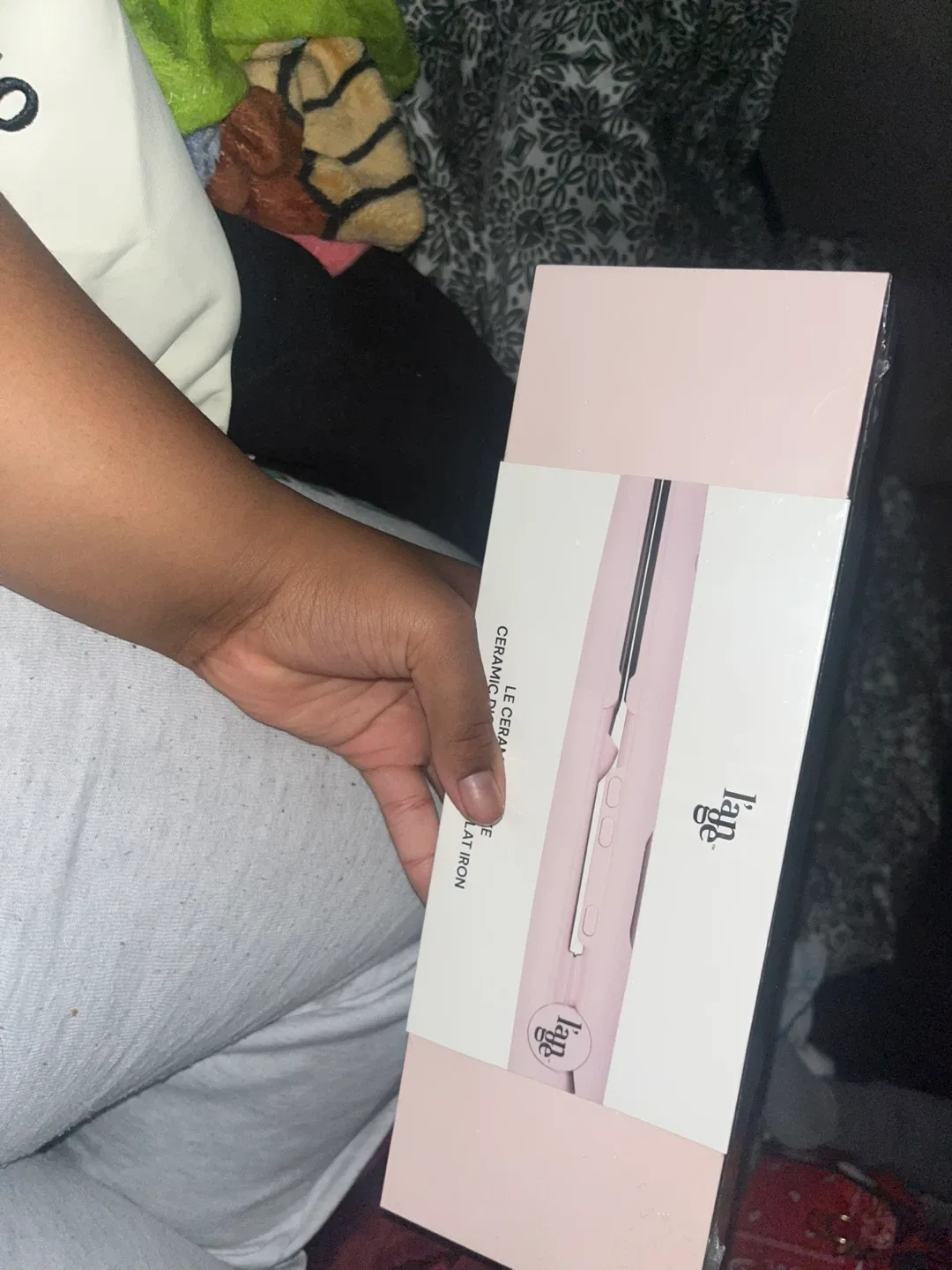 L'ange Le Ceramique Luxe Blush Flat Iron - New