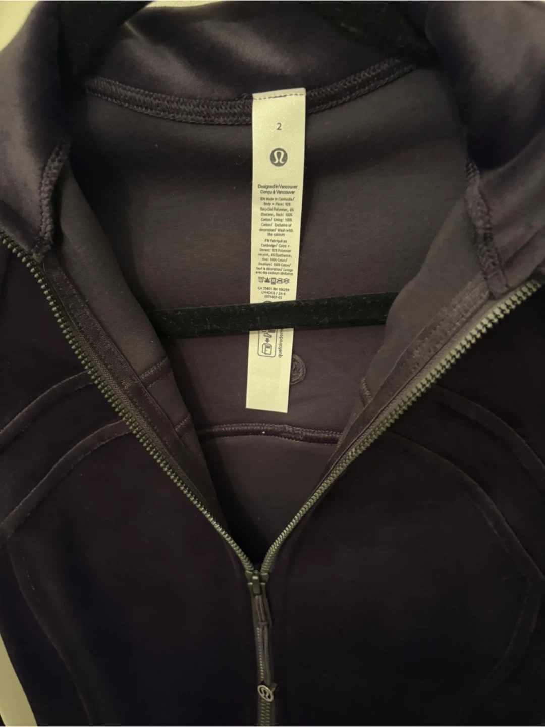 Lululemon Velvet Define Jacket - Size 2 - photo 2
