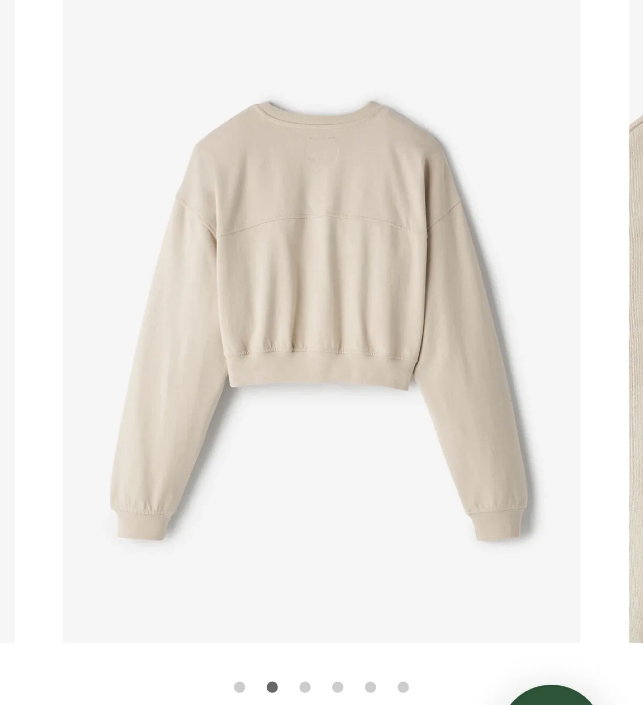 Roots Cloud Jersey Crop Top new with tag