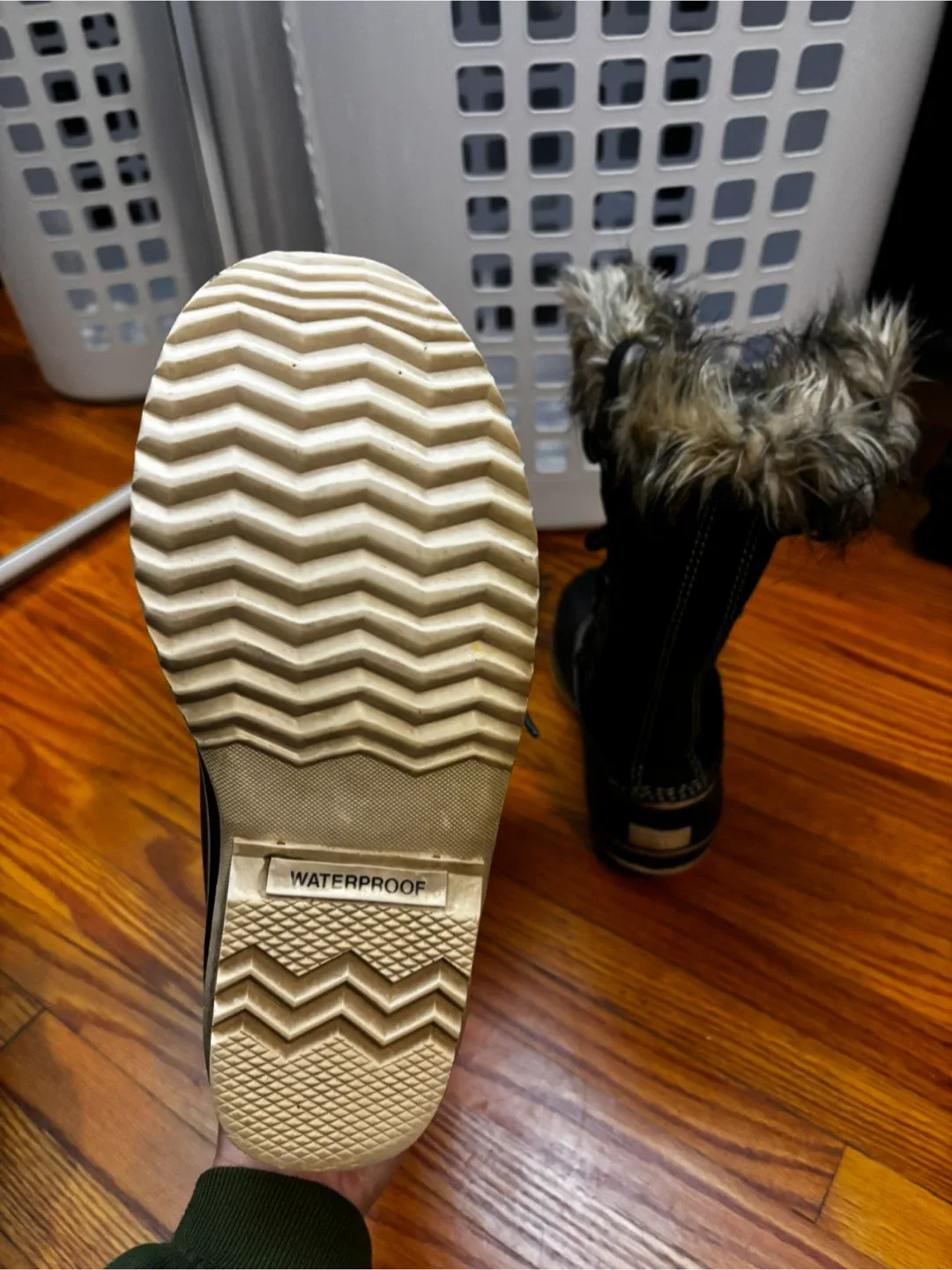 Sorel tall boots with fur - $50 - size 8 women’s image indicator(4)