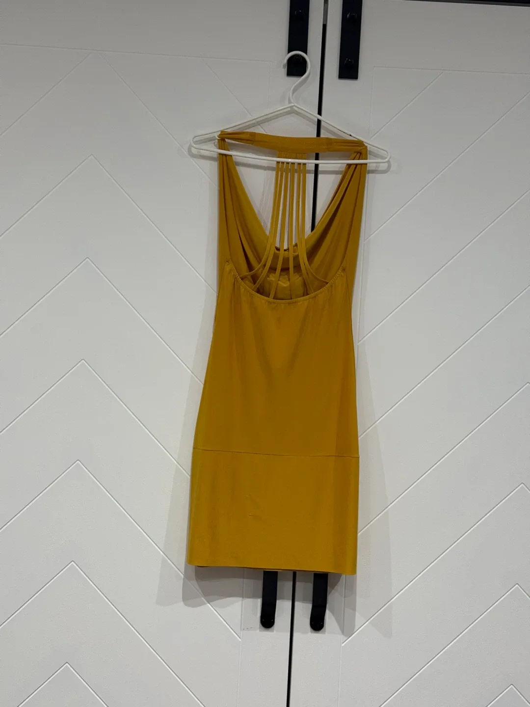 Mustard Yellow Halter Dress
