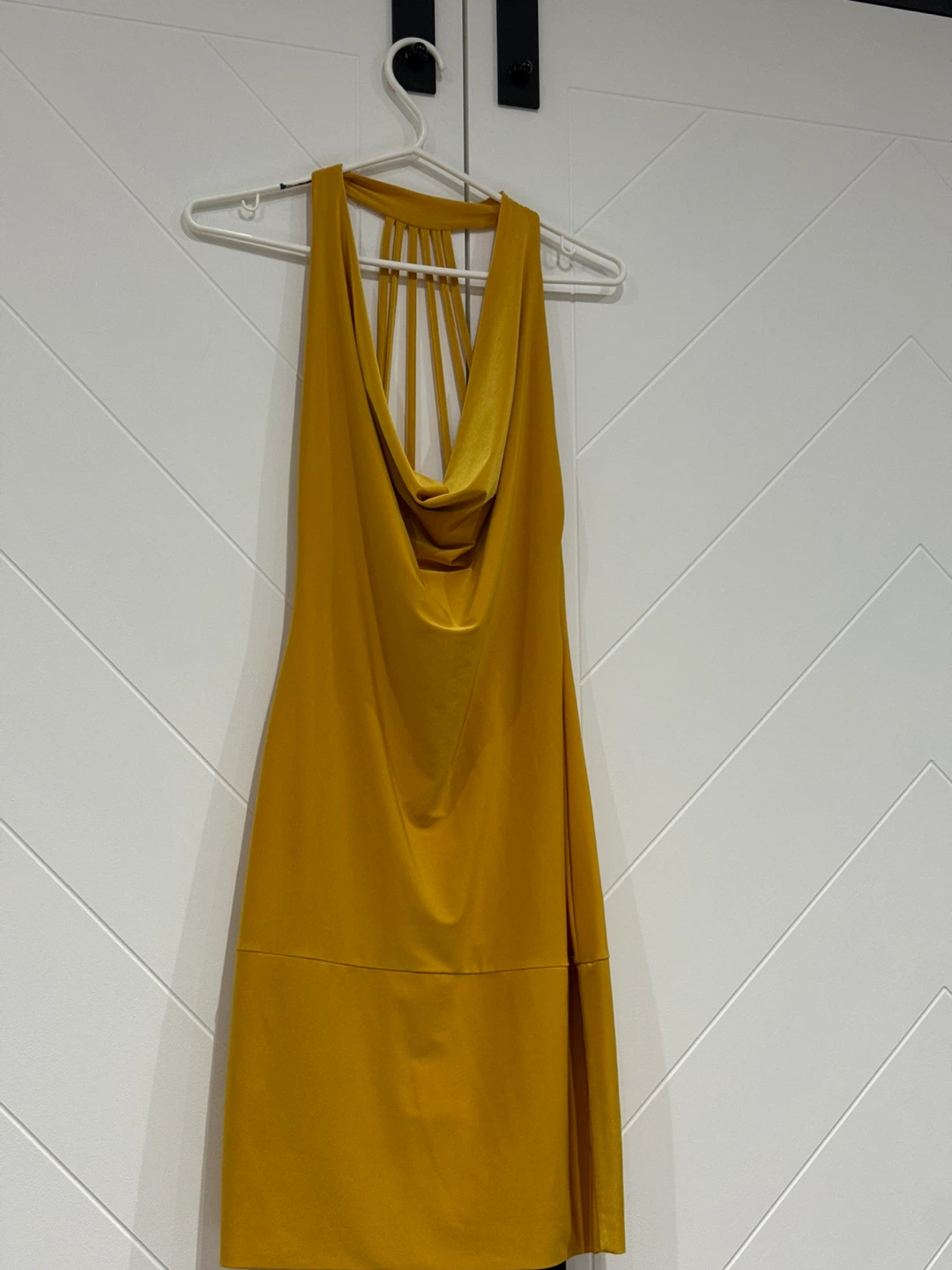 Mustard Yellow Halter Dress - photo 3