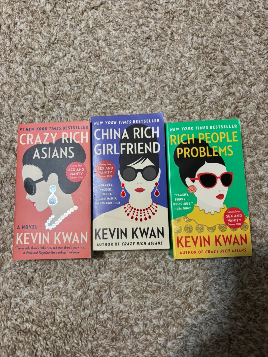 Crazy Rich Asians Trilogy by Kevin Kwan
