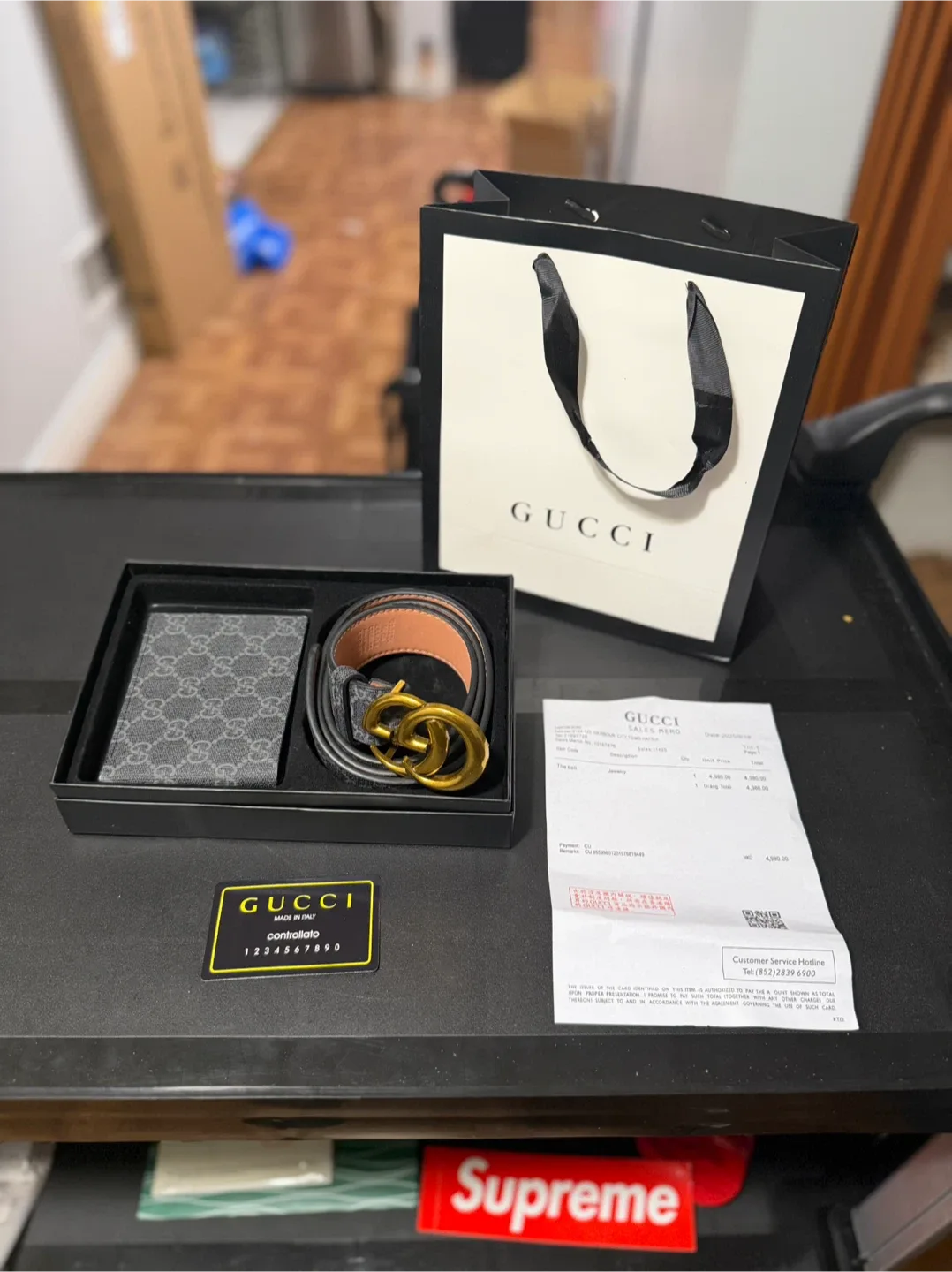 Gucci Belt & Wallet Set