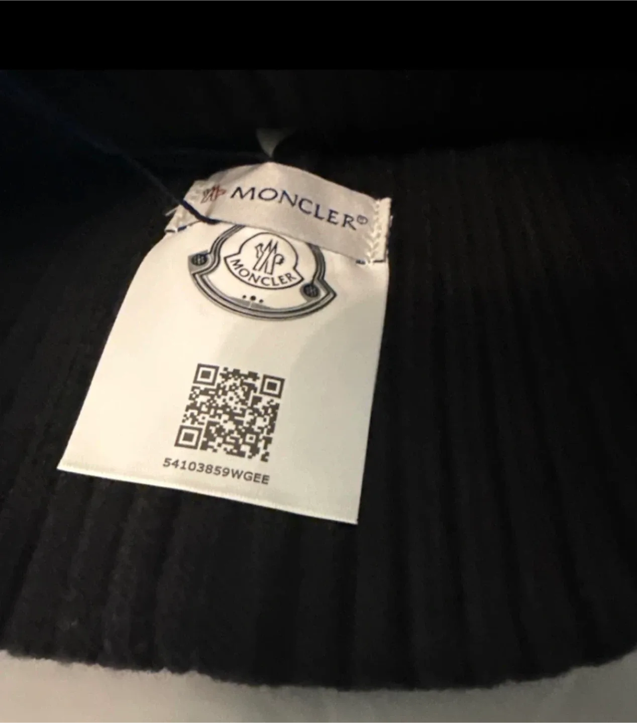 Moncler Black Beanie Hat image indicator(2)