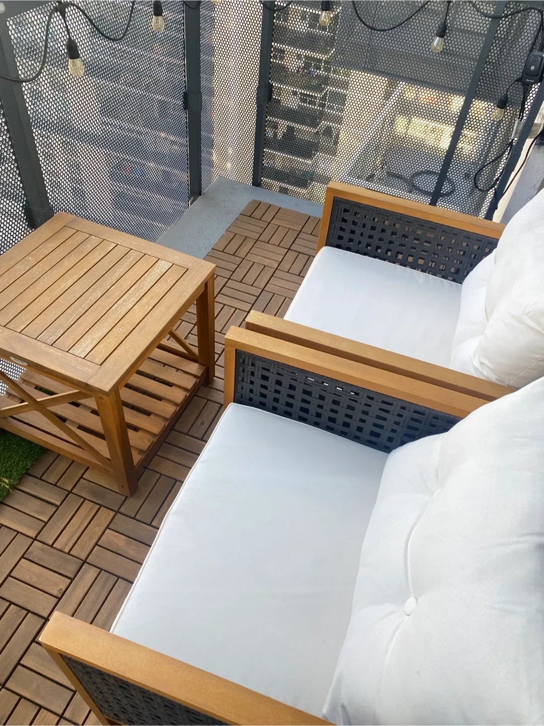Outdoor Patio Set - Two Chairs & Table
