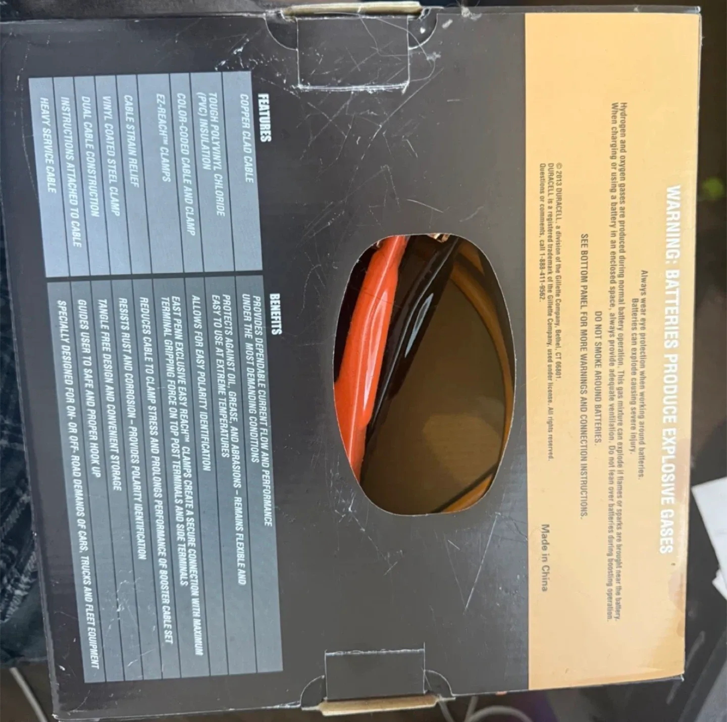 Duracell Booster Cables 16FT 6-Gauge image indicator(2)