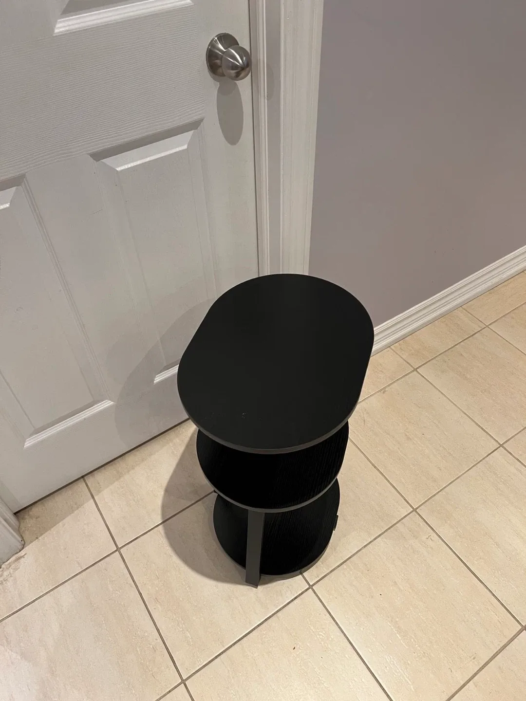 Black Side Table - 26 Inches Tall image indicator(3)