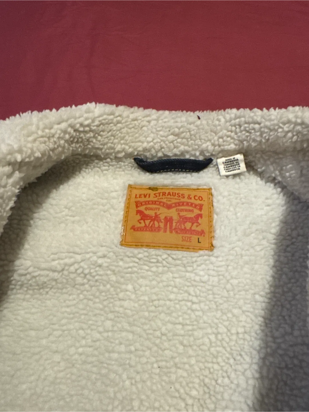 Levi Strauss & Co. Sherpa Trucker Jacket - Size L image indicator(2)