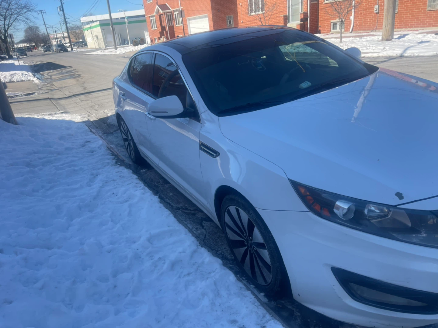 Used White Kia Optima Sedan - photo 3