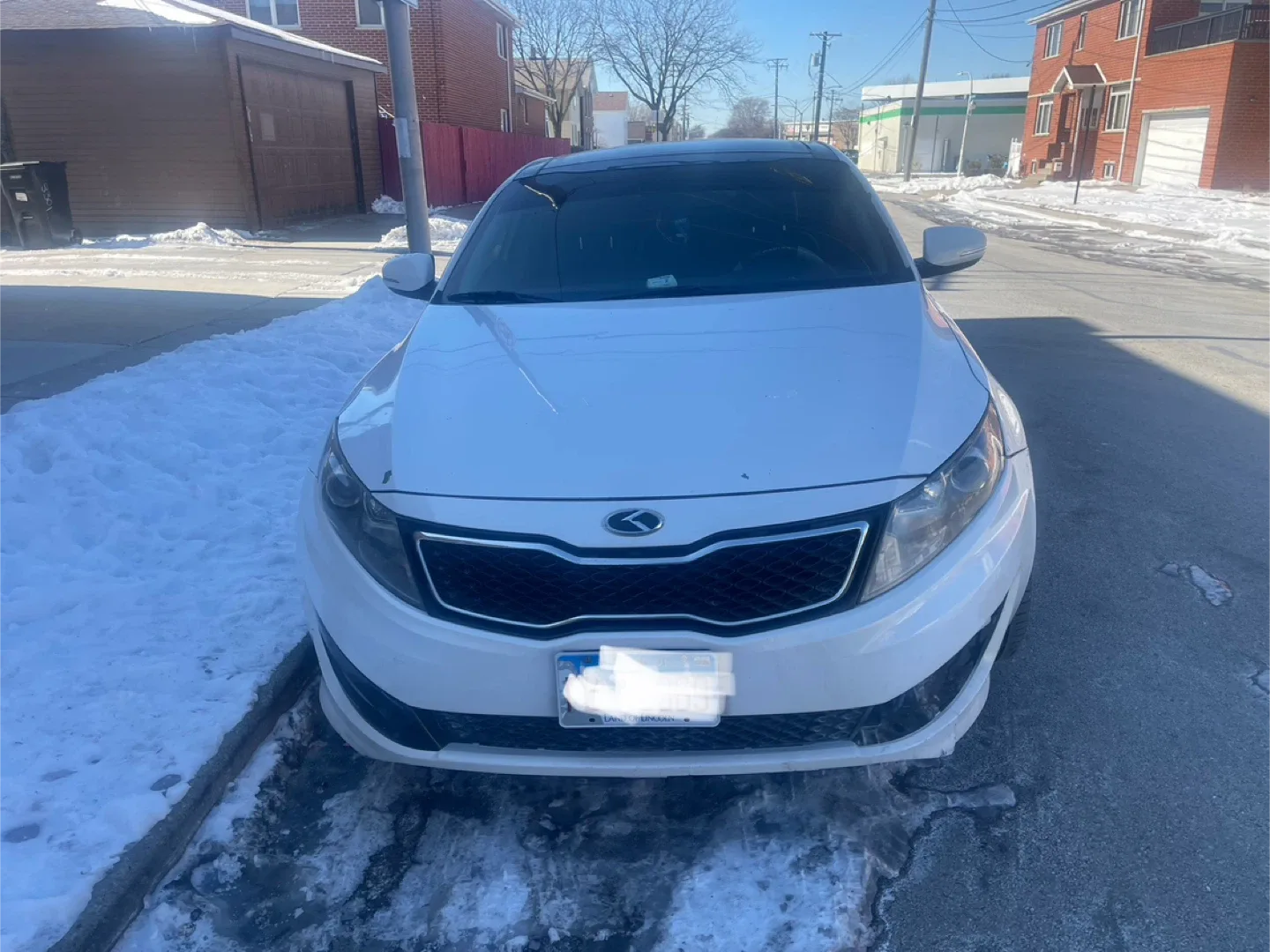 Used White Kia Optima Sedan