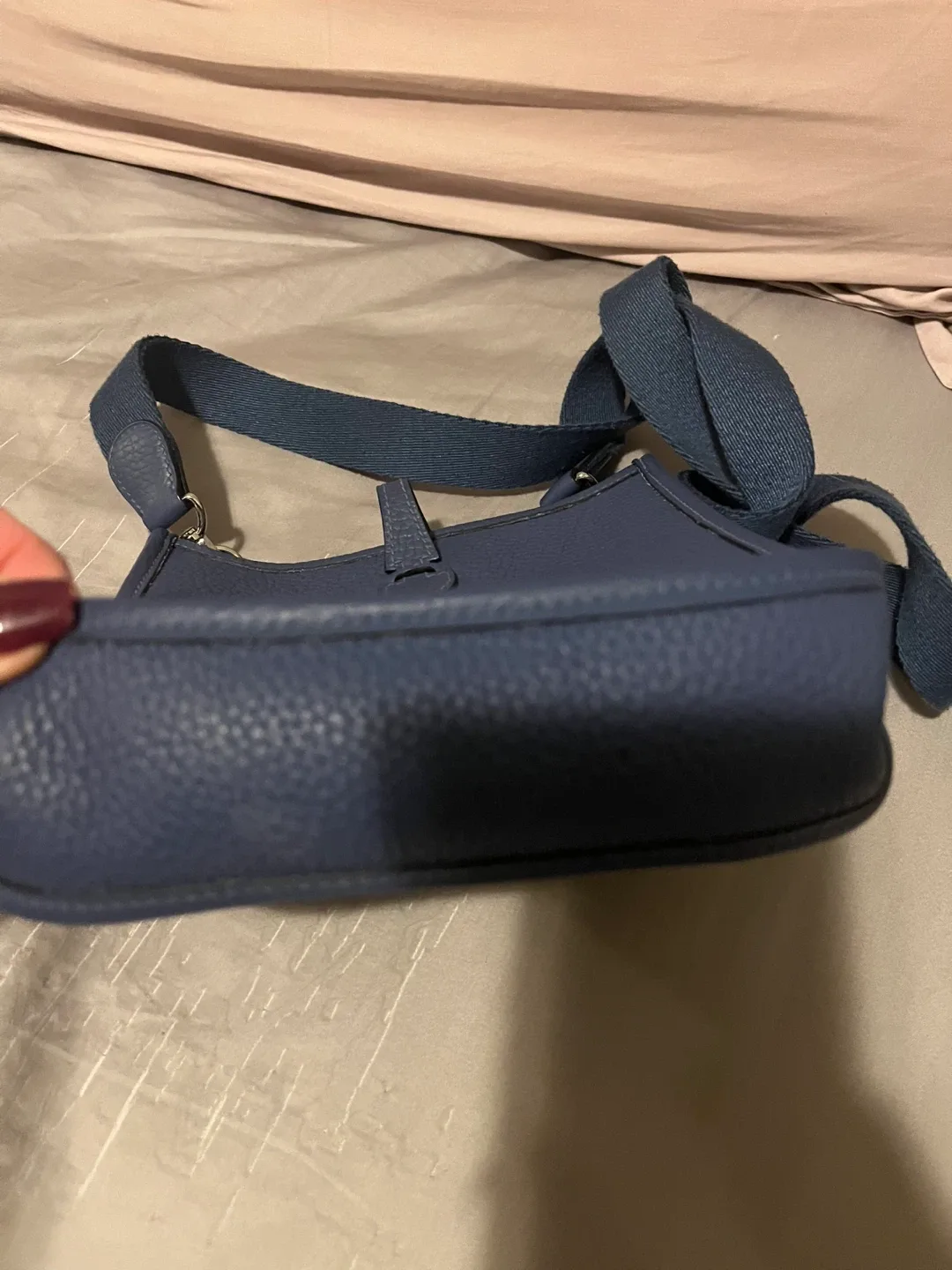 Hermès Blue Leather TPM crossbody  Bag image indicator(4)