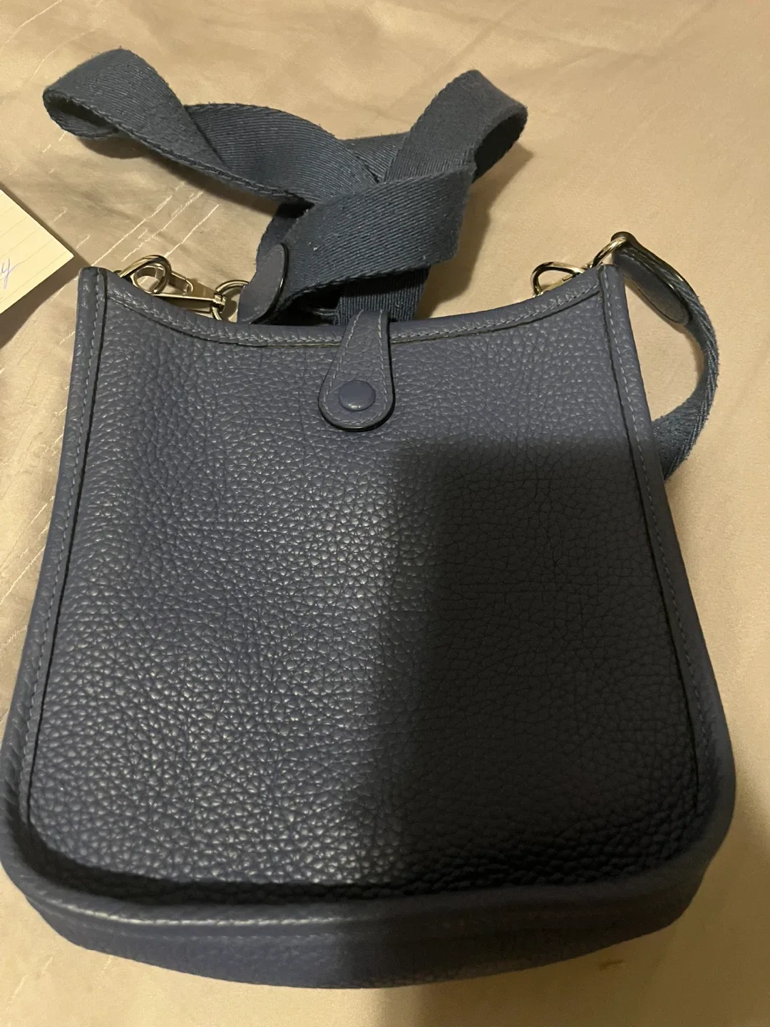Hermès Blue Leather TPM crossbody  Bag image indicator(3)