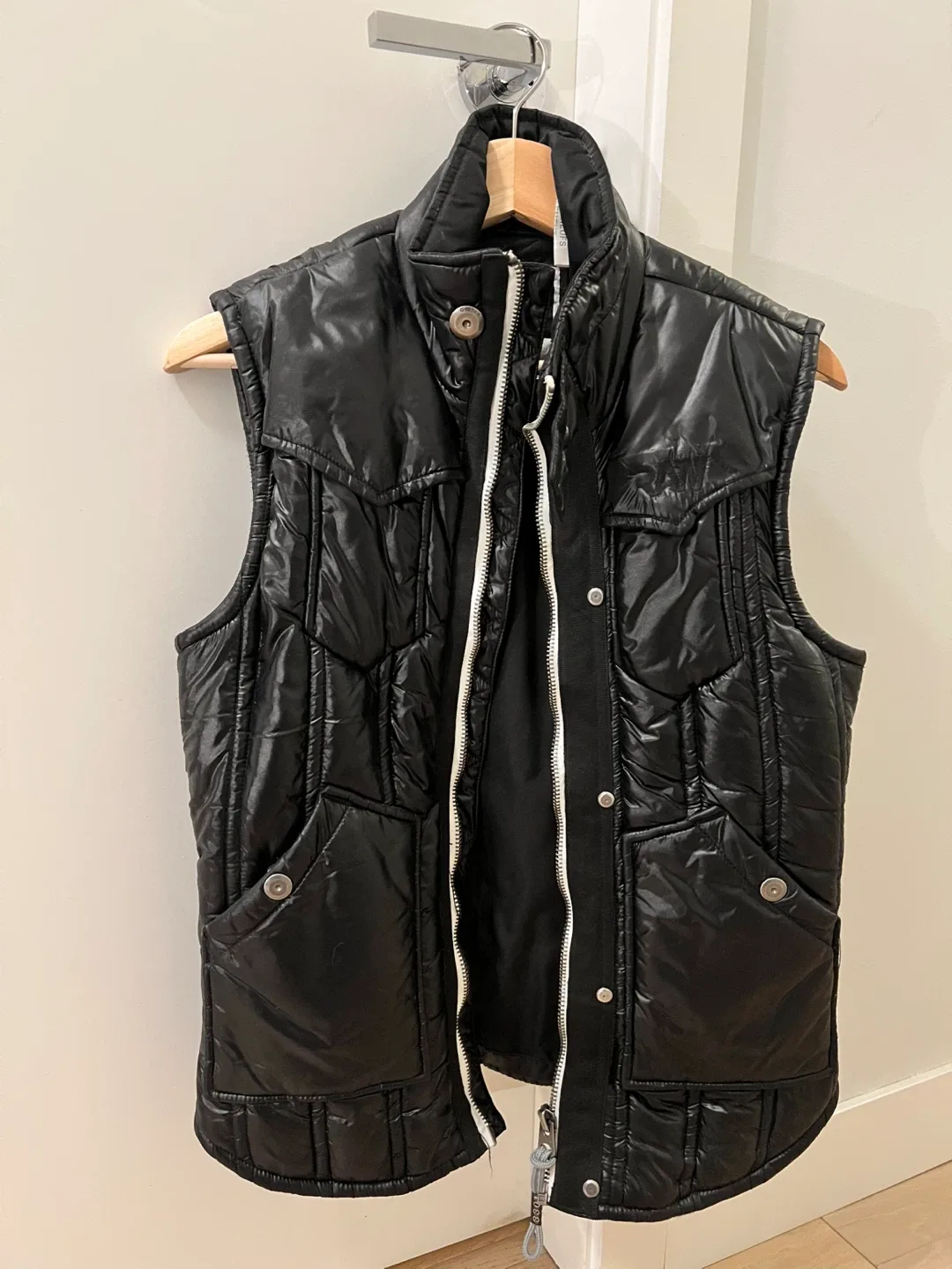 G-Star Raw Black Padded Vest Size S