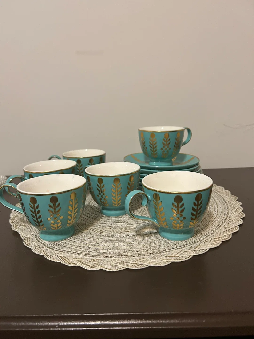 Tea Cup & Saucer Set(6)