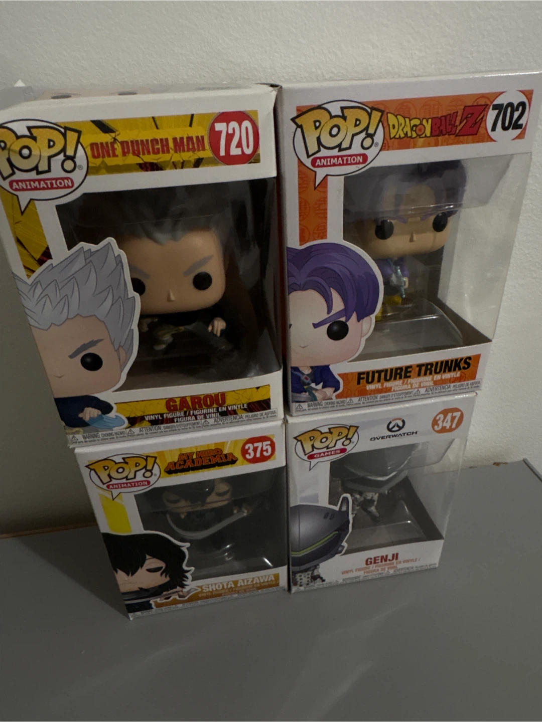 Funko Pop! Animation Figures - Garou, Trunks, Aizawa, Genji - photo 3