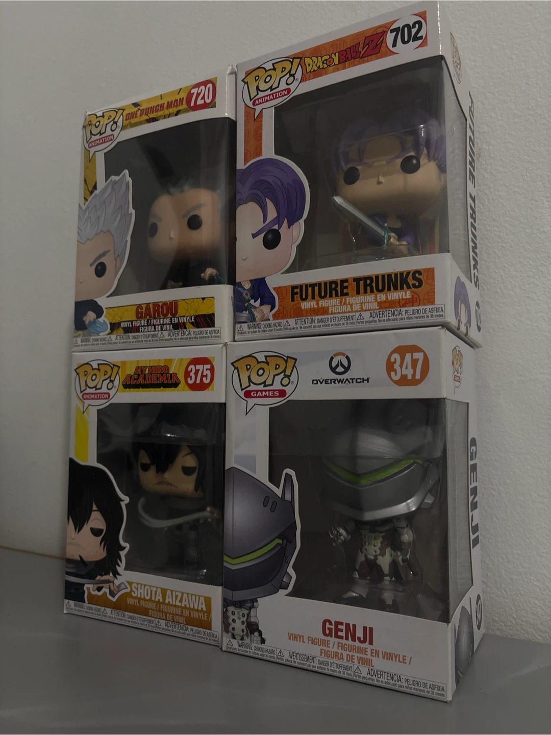Funko Pop! Animation Figures - Garou, Trunks, Aizawa, Genji - photo 2