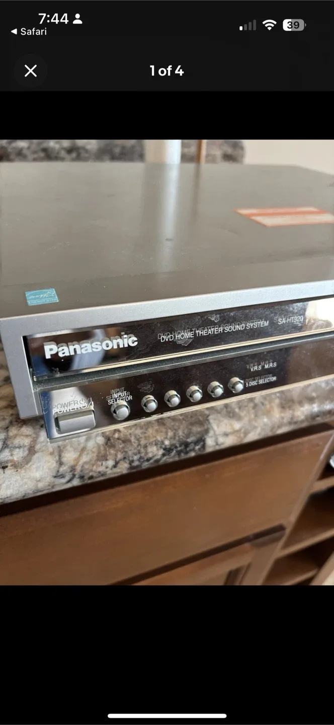 Panasonic SA-HT930 DVD Home Theater Sound System