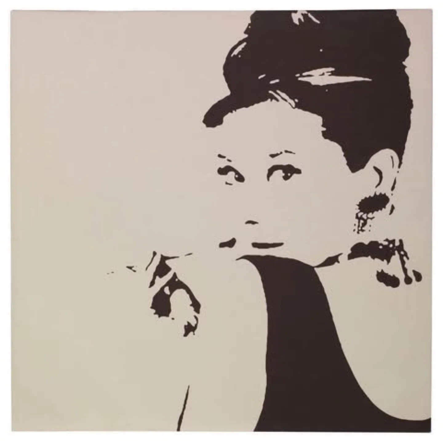 Vintage IKEA Audrey Hepburn Canvas by Phil Handsley – Wall Art