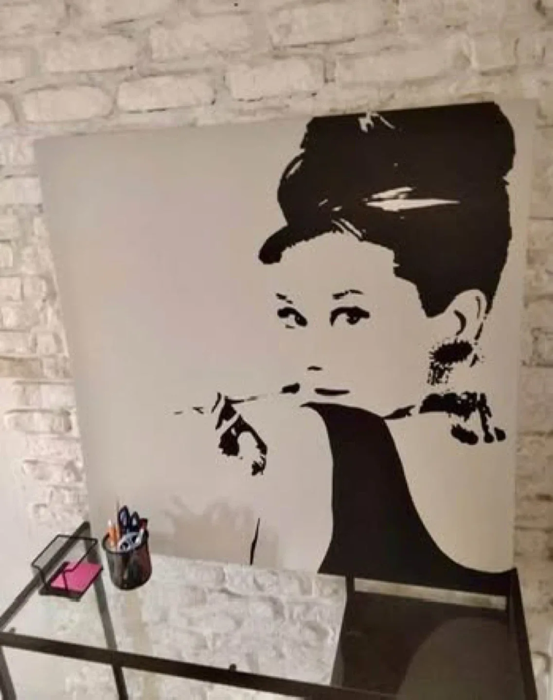 Vintage IKEA Audrey Hepburn Canvas by Phil Handsley – Wall Art image indicator(6)