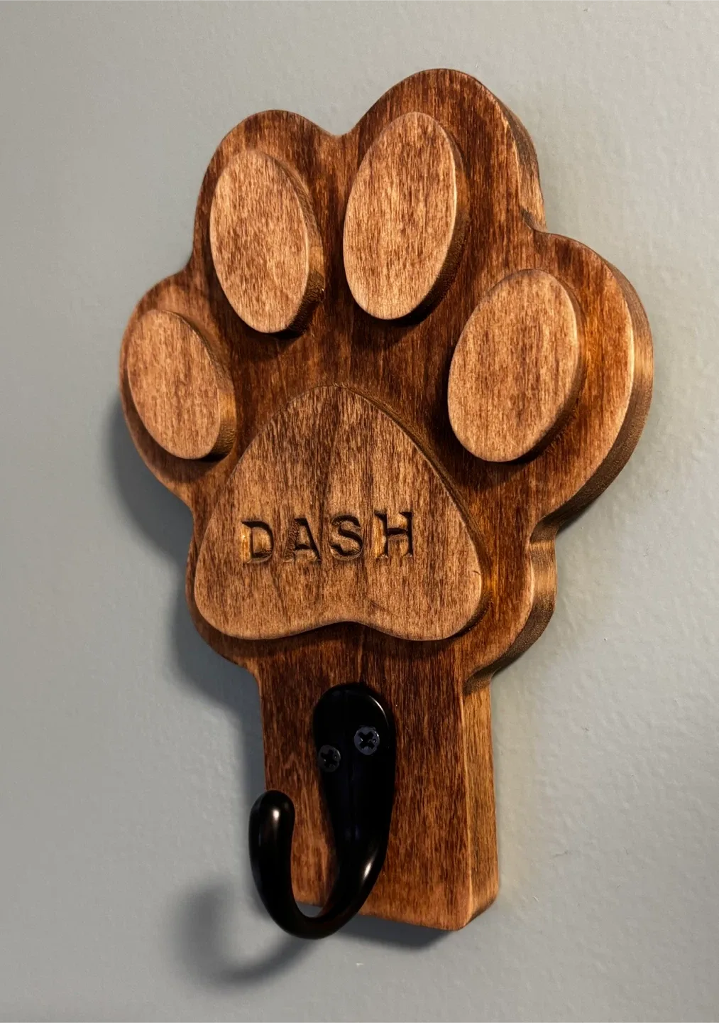 🐾 Personalized Pet Leash Holder – Custom Engraved 🐾 image indicator(7)