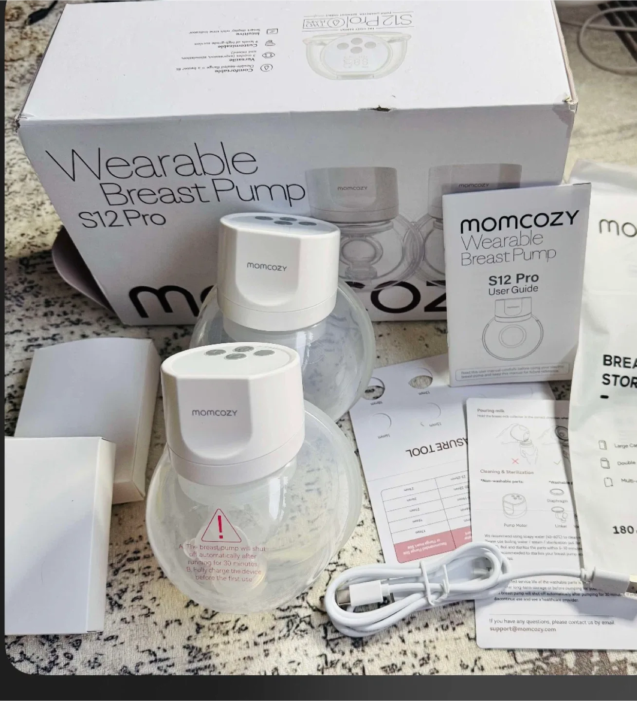 Momcozy S12 Pro Wearable Breast Pump New!