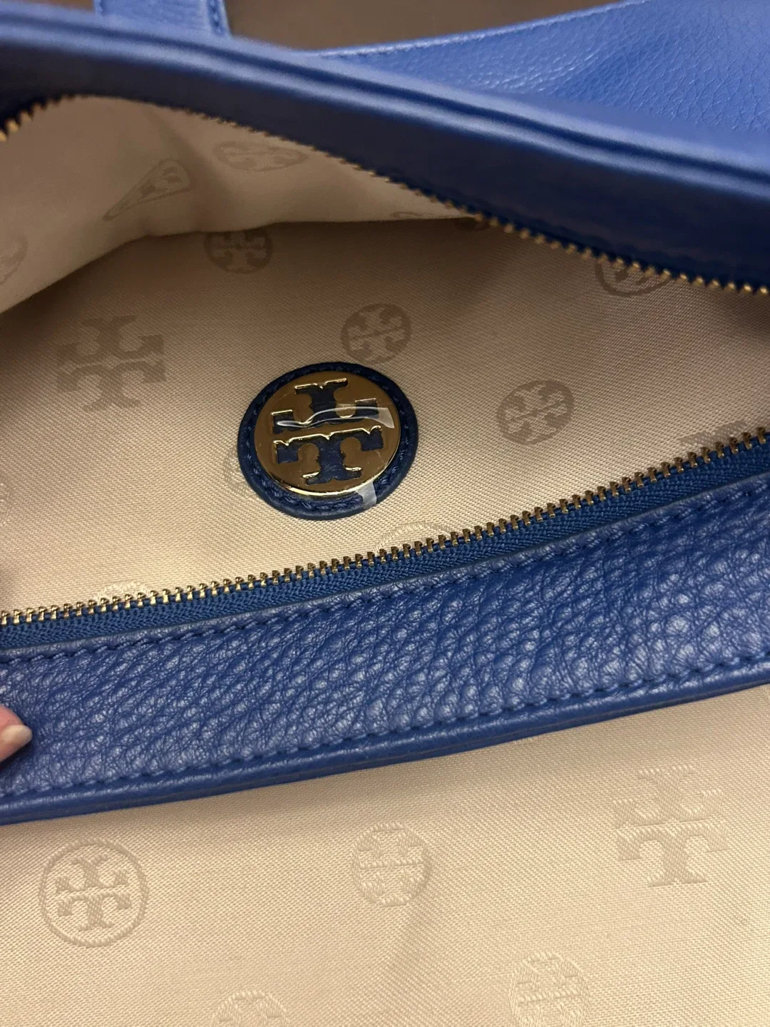 Tory Burch Blue Leather Crossbody Bag image indicator(6)