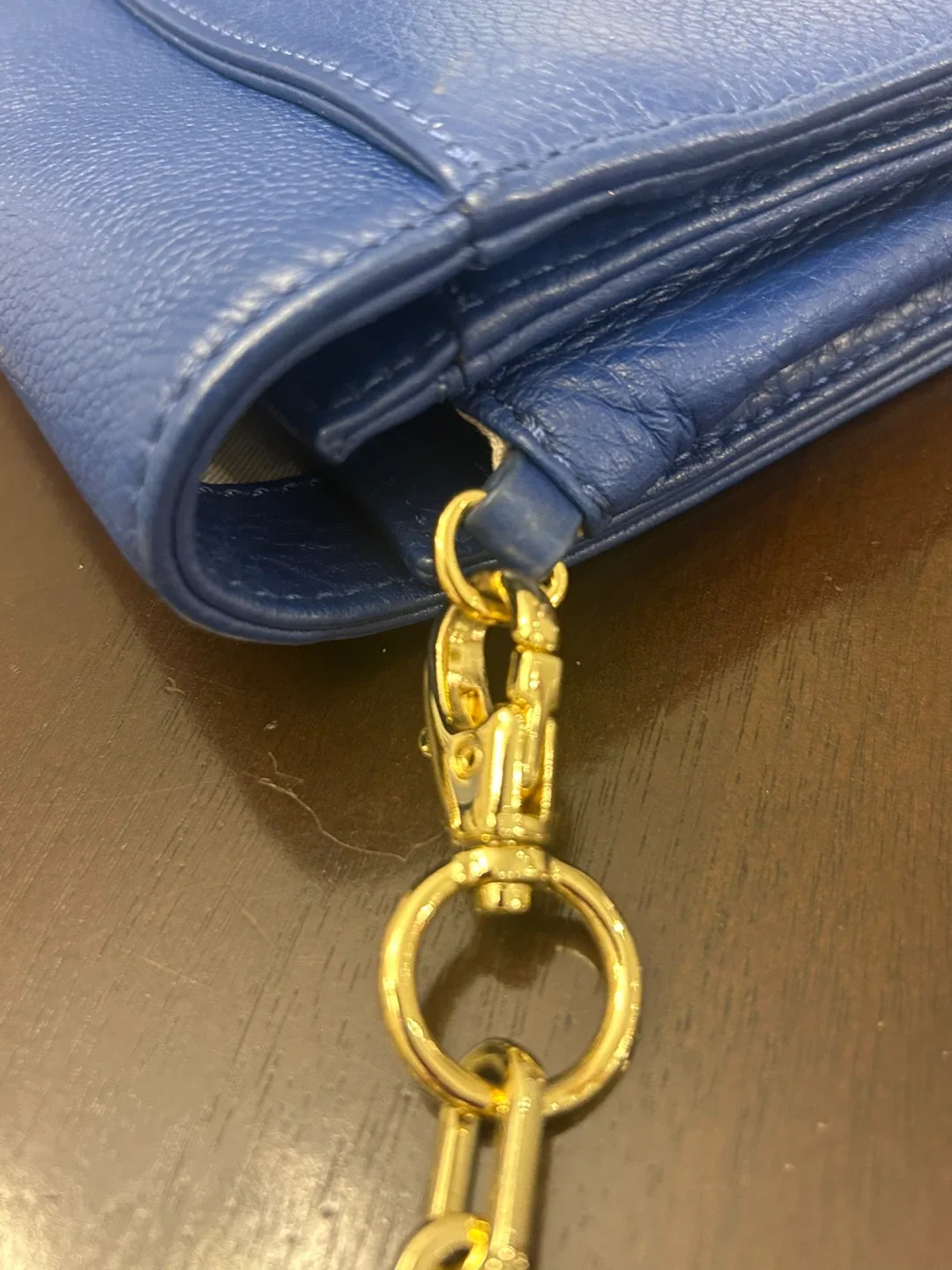 Tory Burch Blue Leather Crossbody Bag image indicator(8)