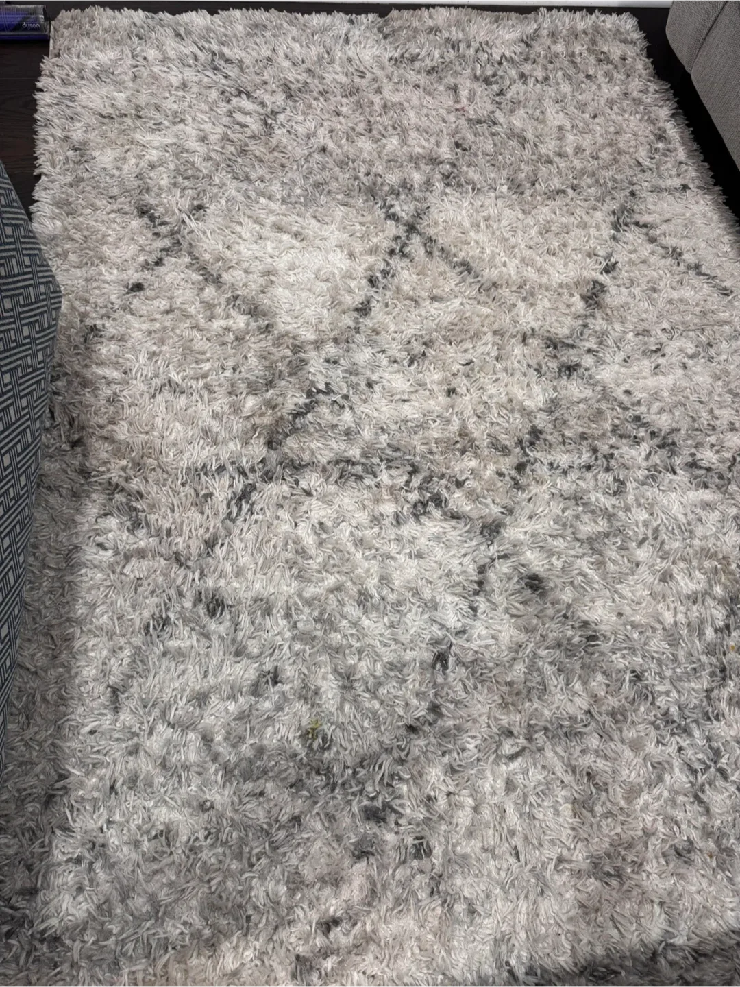 Shaggy Area Rug - Grey