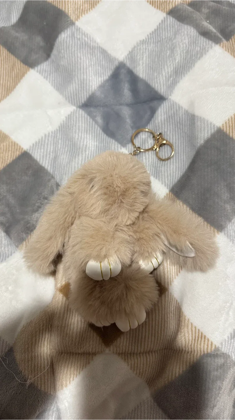 Bunny Keychain - Cute & Fluffy!