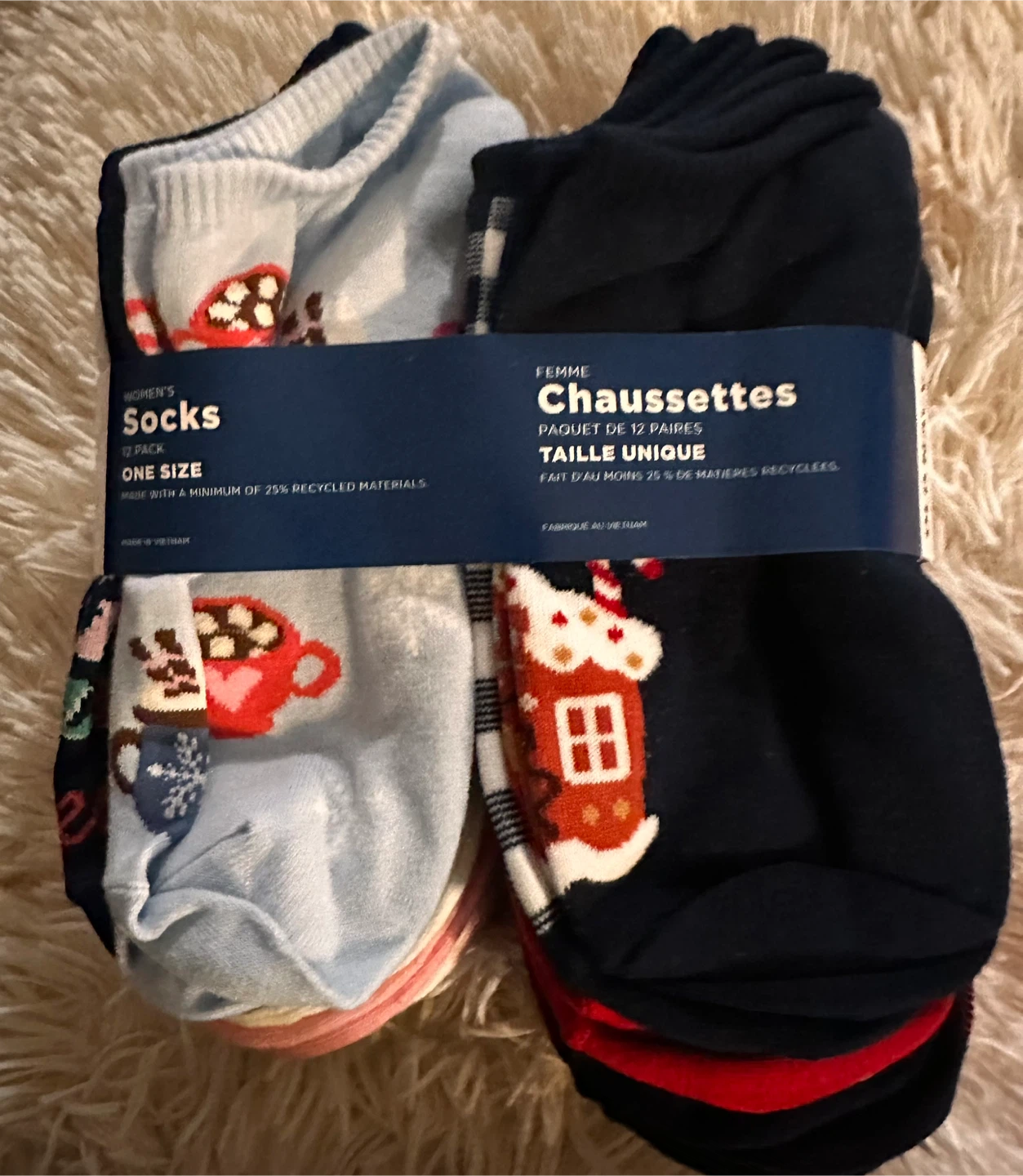 Women's Socks 12 Pack One Size