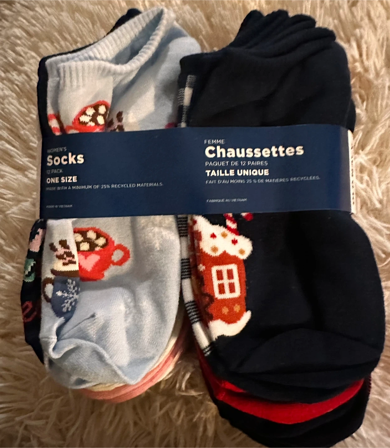 Women's Socks 12 Pack One Size