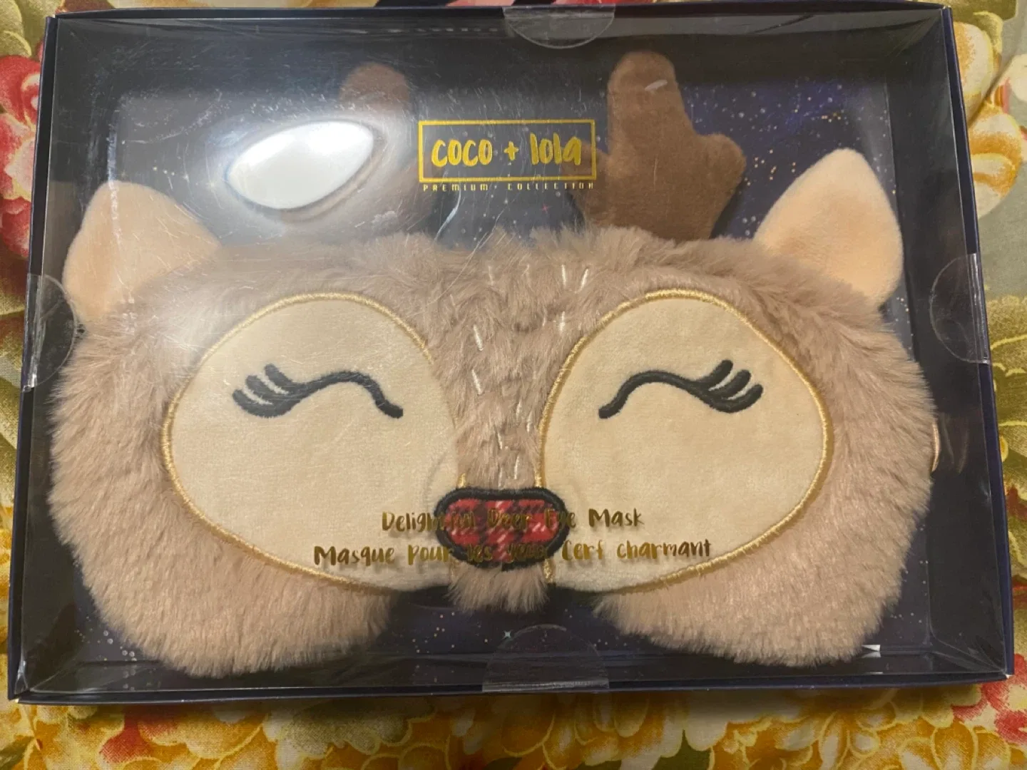 Coco + Lola Deer Eye Mask - New in Box!