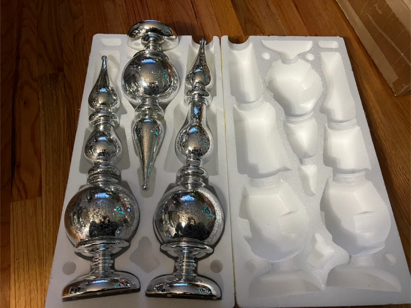 Set of 3 Illuminated Glass Finials by Valerie - photo 5