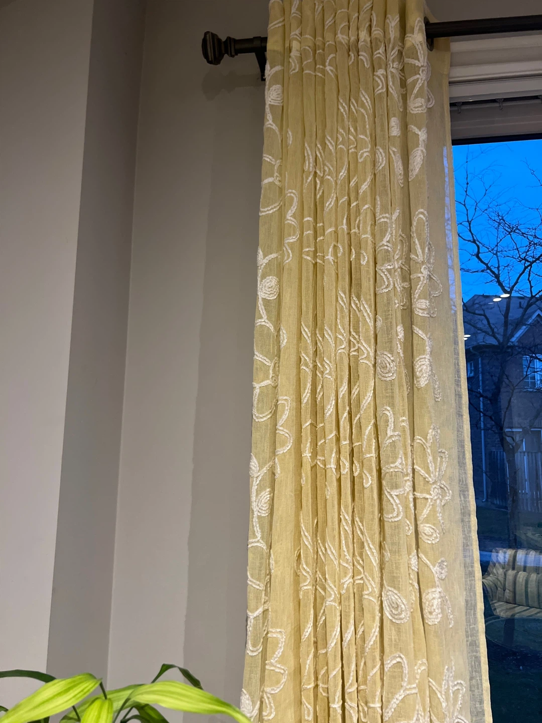 Patterned Window Curtains - photo 2