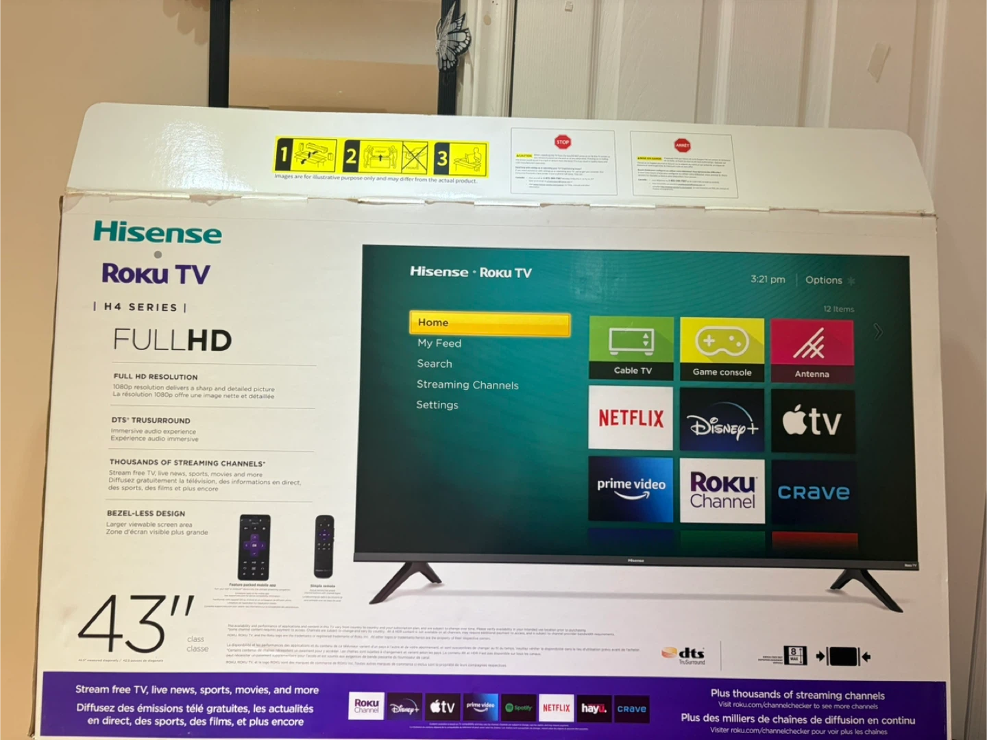 Hisense Roku TV 43" H4 Series