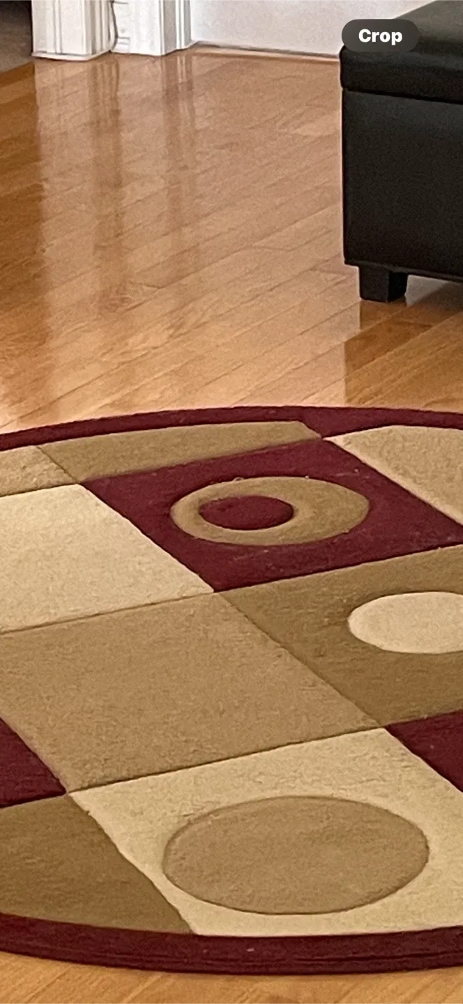 Round Patterned Rug