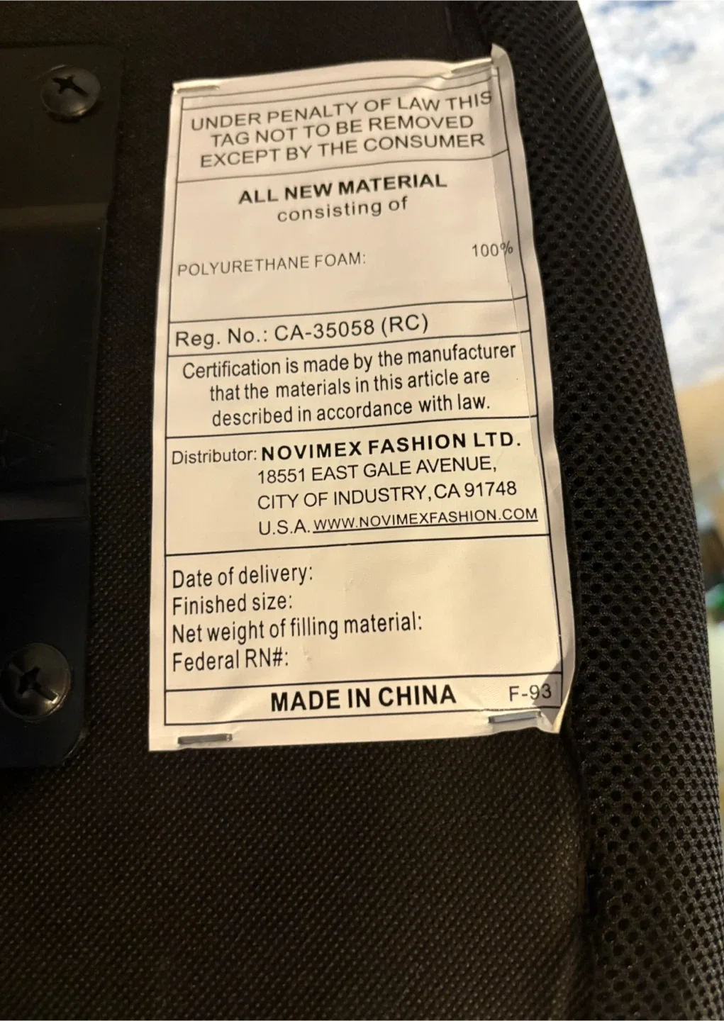 Black Office Chair - Novimex Fashion LTD image indicator(2)