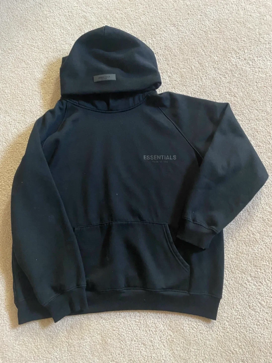 Fear of God Essentials Black Hoodie