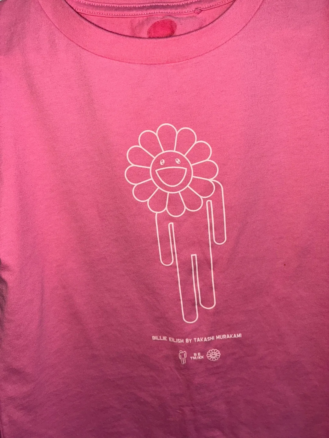 Uniqlo Billie Eilish by Takashi Murakami Pink Tee Kids Toddler image indicator(2)