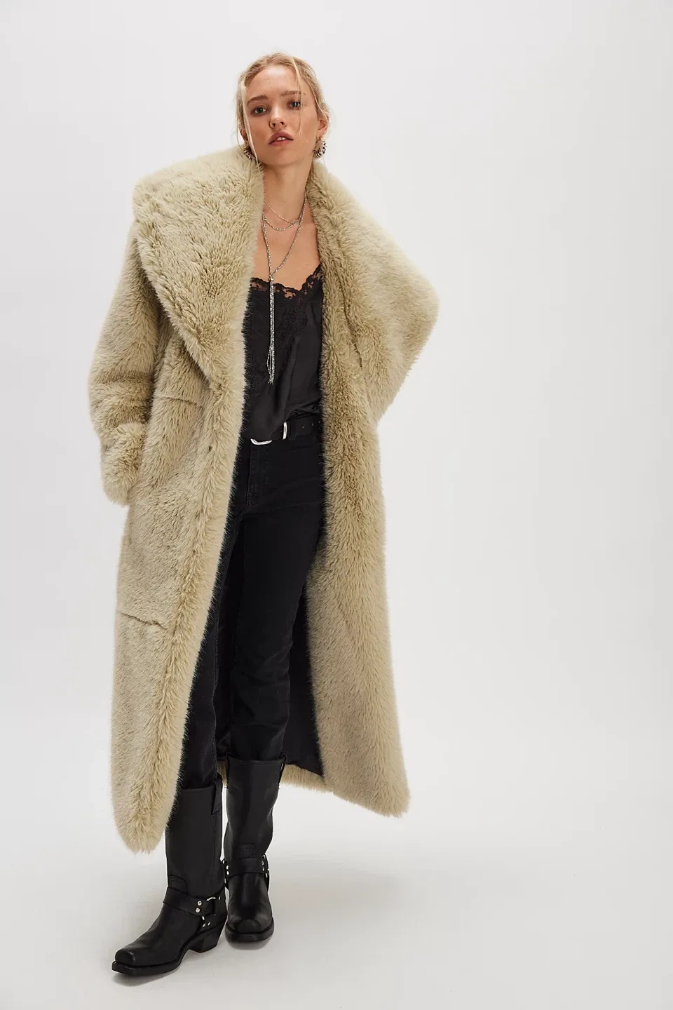 Faux Fur Coat