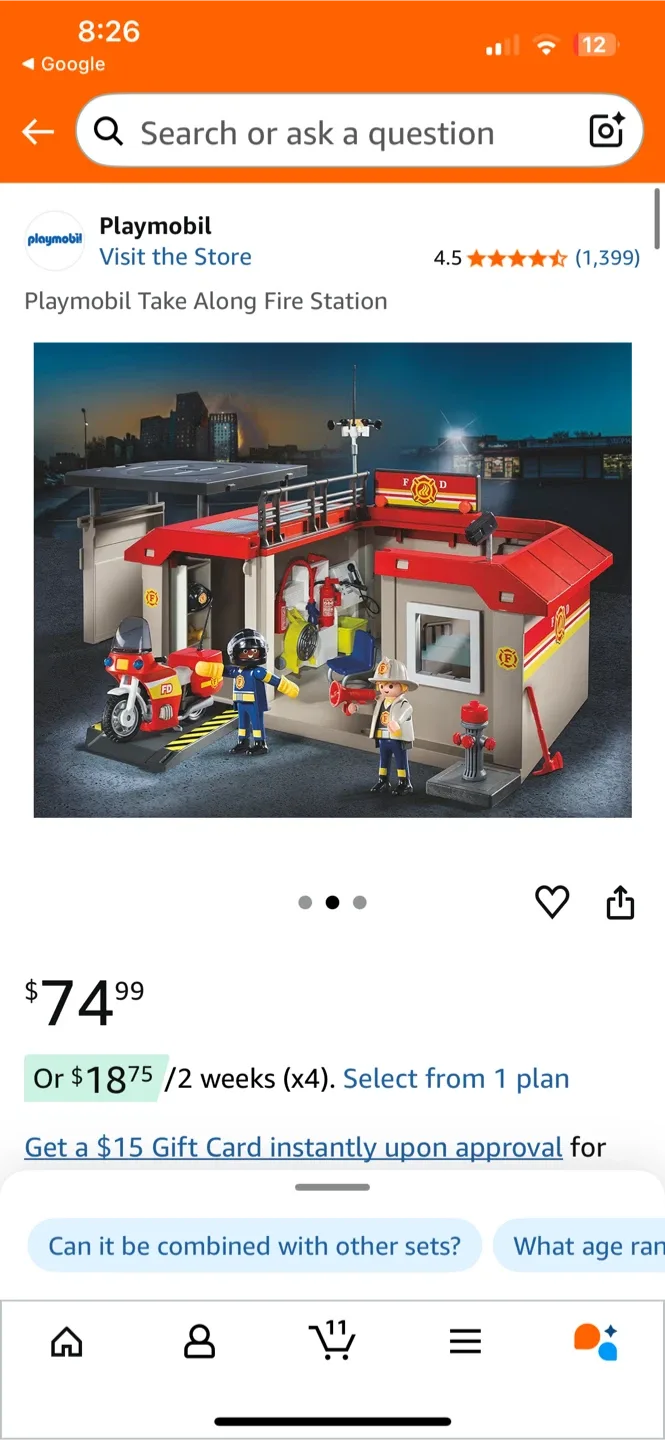 Playmobil Take Along Fire Station - City Action Set image indicator(2)