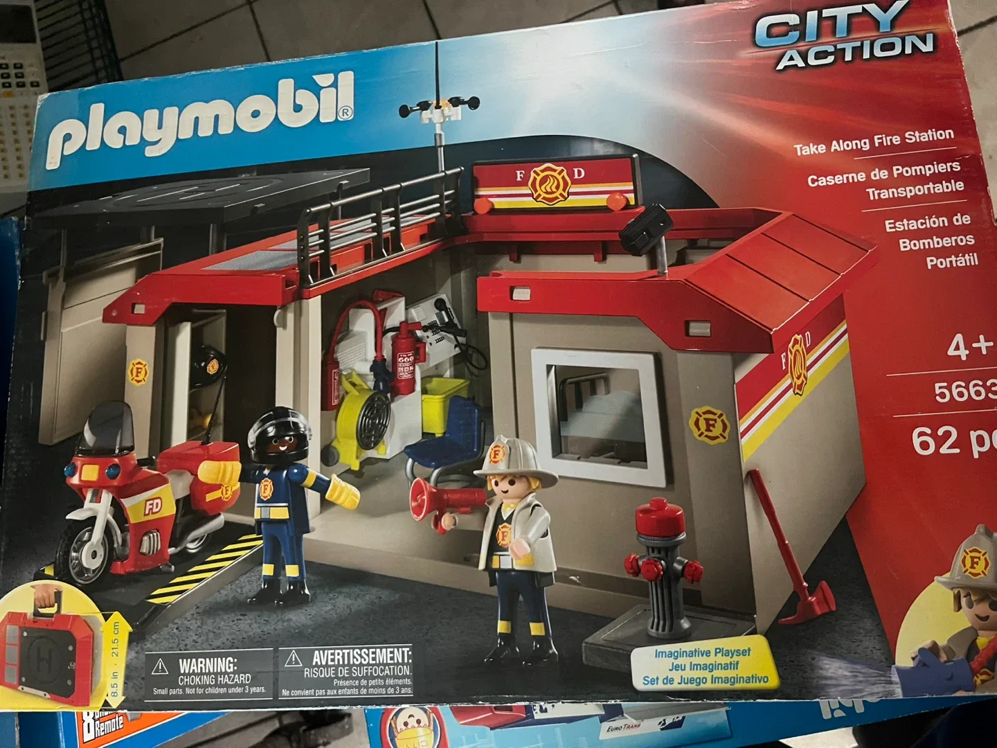 Playmobil Take Along Fire Station - City Action Set