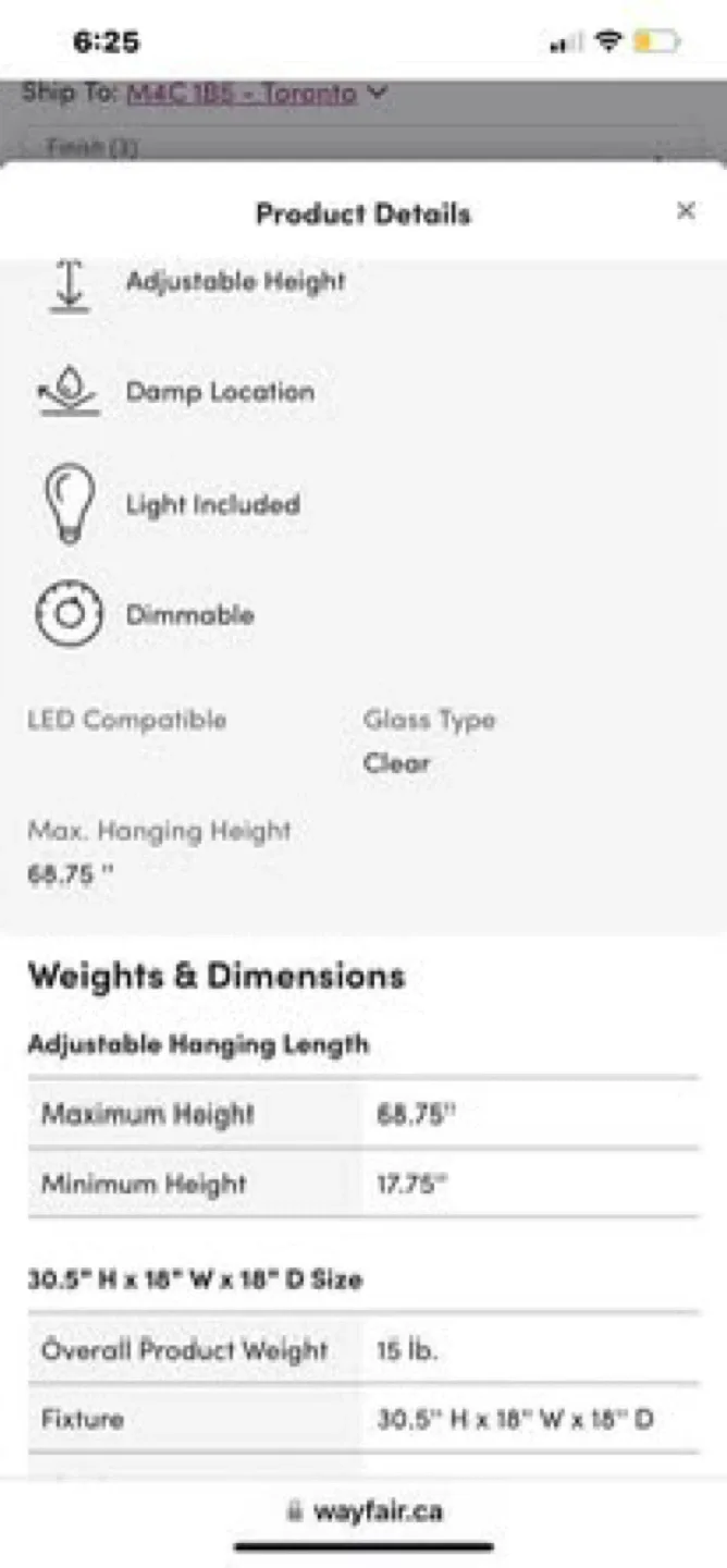 Joss & Main Mario 1-Light Teardrop Pendant - New image indicator(2)