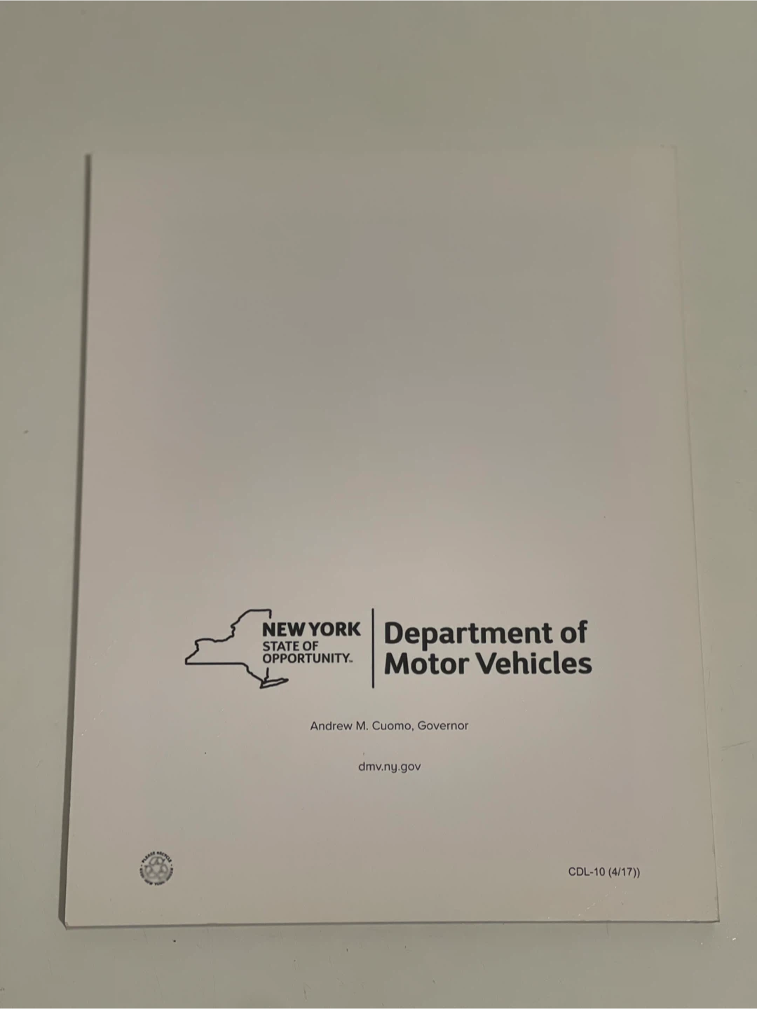New York State Commercial Driver's Manual - photo 2