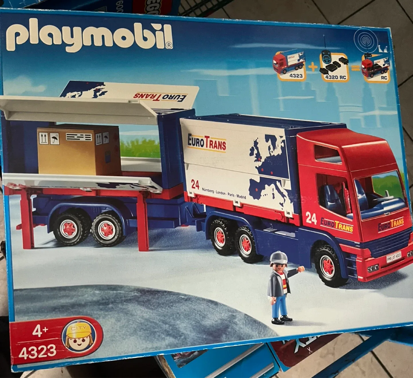 New Playmobil 4323 Euro Trans Truck - Ages 4+