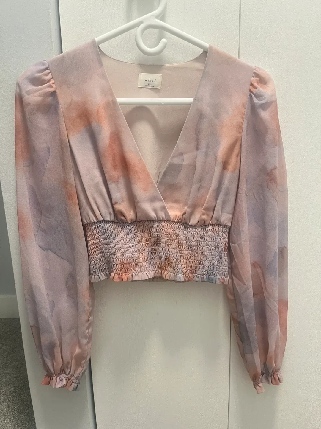 Aritzia Wilfred blouse 2xs